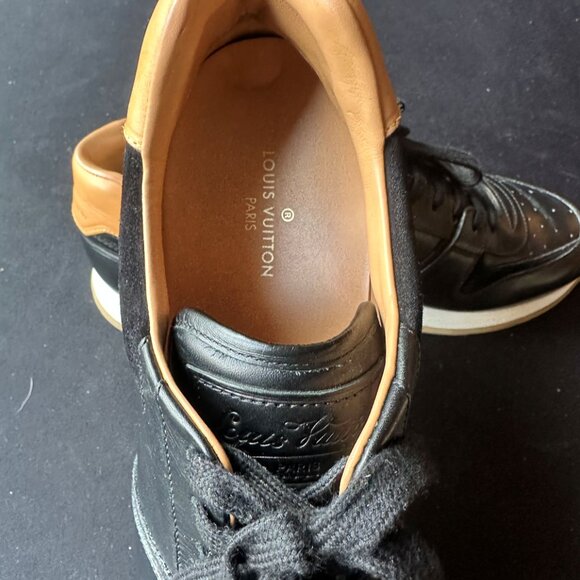 Louis Vuitton Runaway Black Leather Sneakers – Size 7.5 but fits like 8.5 - Picture 6 of 11